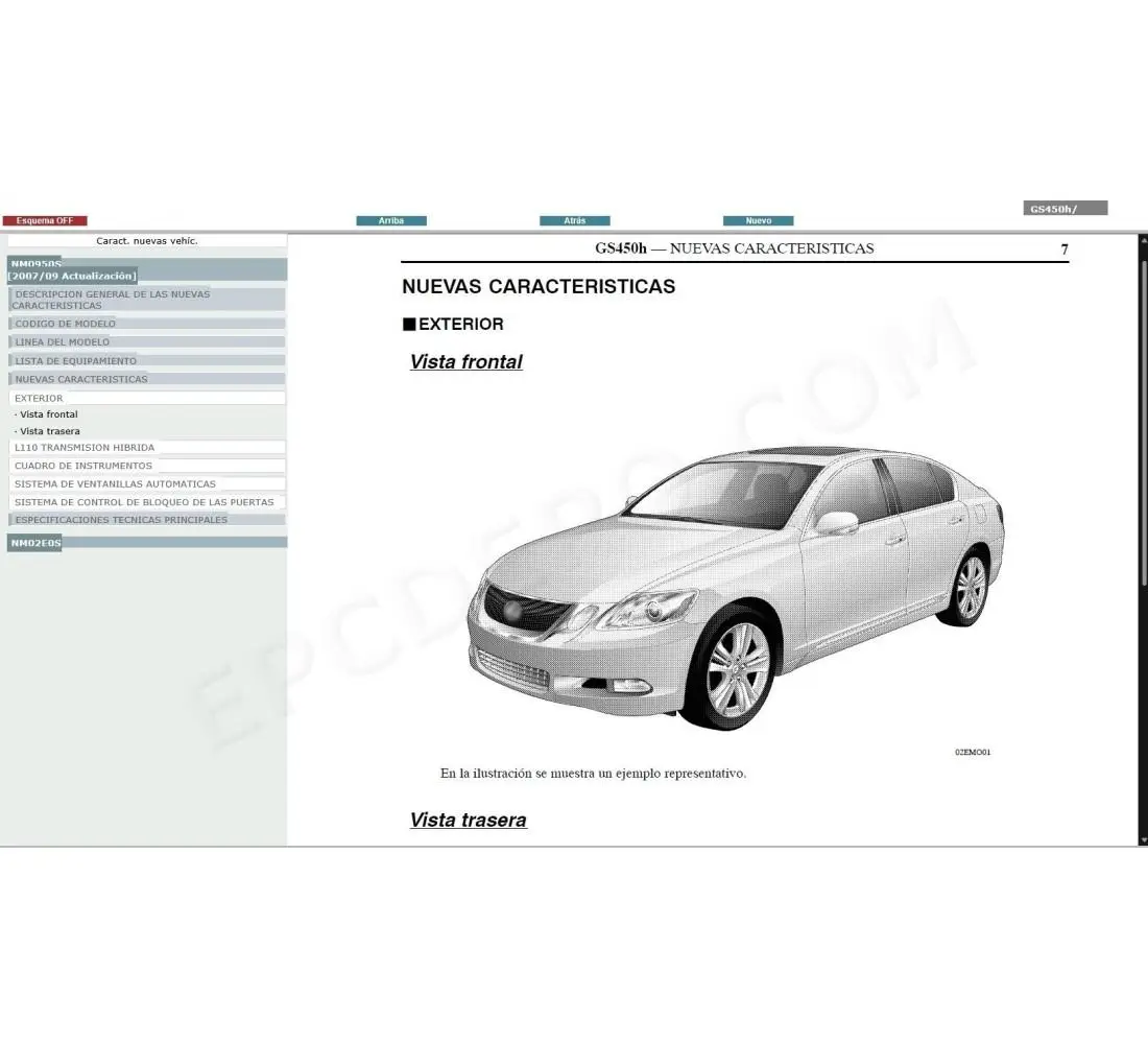 Lexus GS450h Hybrid 2006 - 2012 manual de servicio